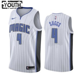 Dres Orlando Magic Jalen Suggs 4 Nike 2022-23 Association Edition Bijela Swingman - Dječji